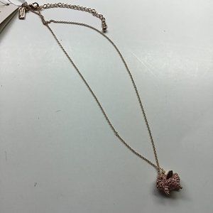 Kate Spade New Pink Flying Pig Necklace